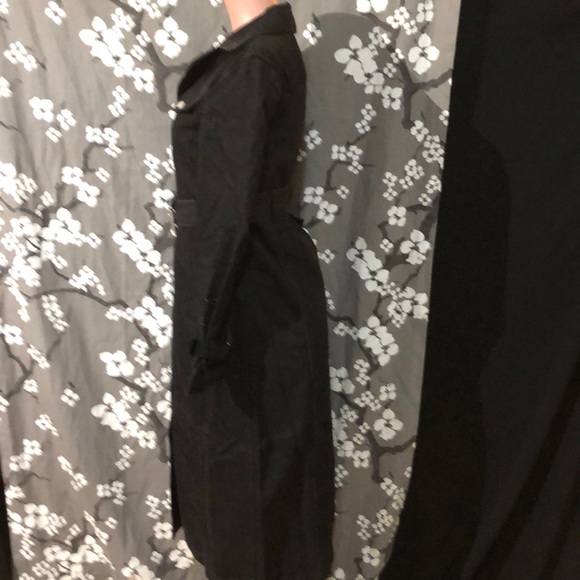 NWT JUICY COUTURE Black Duster Trench Coat Jacket - Picture 6 of 7